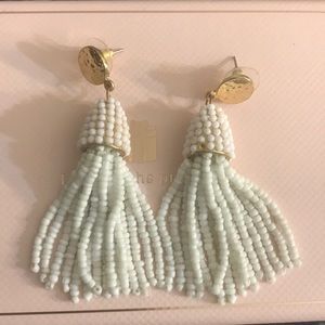 White earrings
